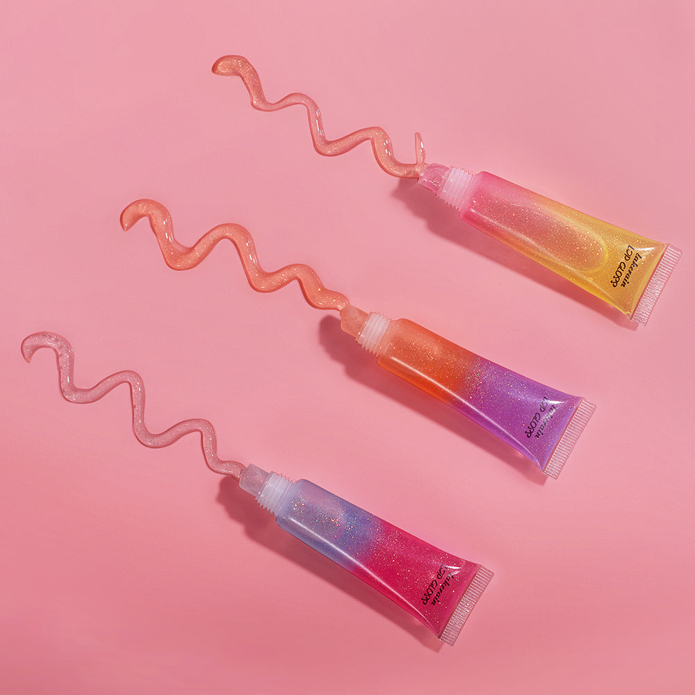 Moisturize Versa Gel Tube Two-Tone Plumping Lip Gloss