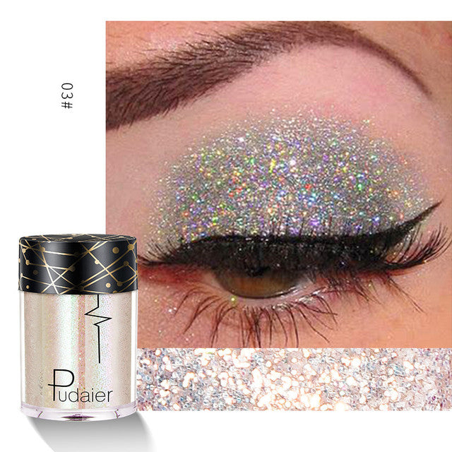 Monochrome Eyeshadow Sequins