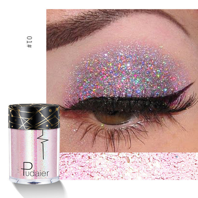 Monochrome Eyeshadow Sequins