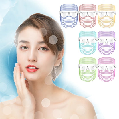 LED Light Therapy Facial Mask USB