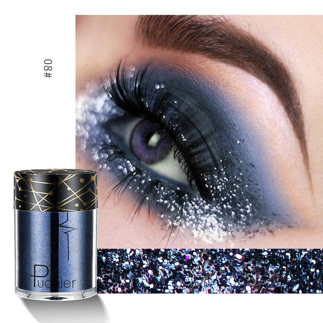 Monochrome Eyeshadow Sequins