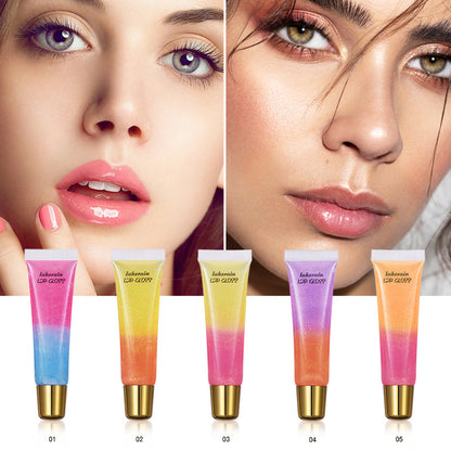 Moisturize Versa Gel Tube Two-Tone Plumping Lip Gloss