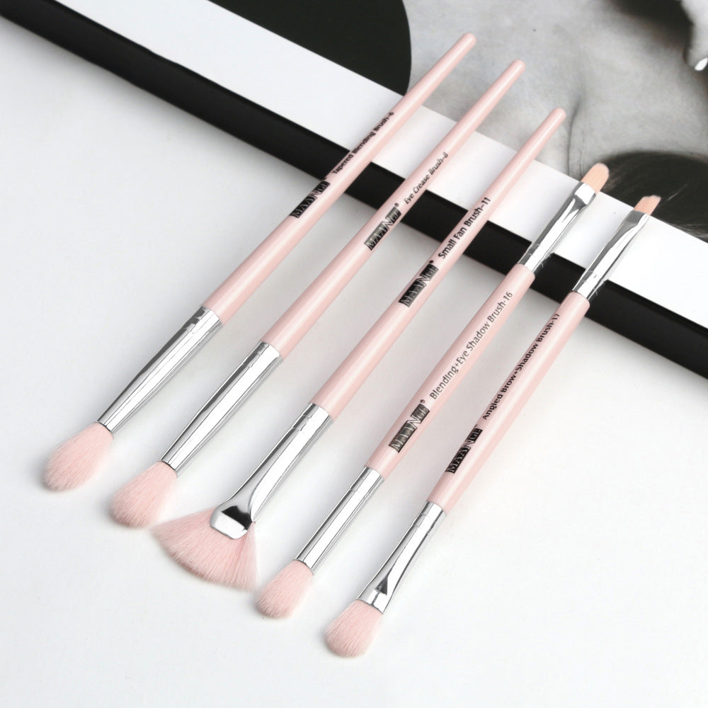 5Pcs Double-ended Eyeshadow Brush Set