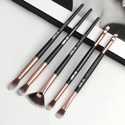 5Pcs Double-ended Eyeshadow Brush Set