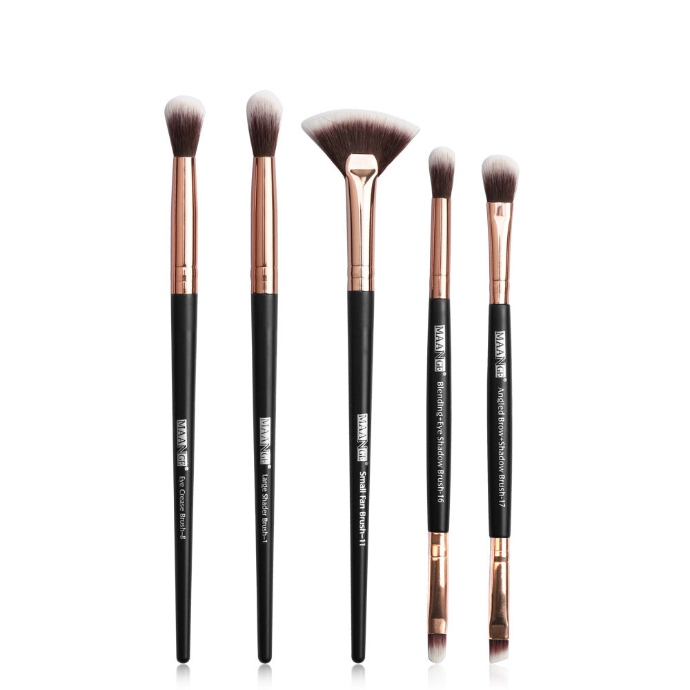 5Pcs Double-ended Eyeshadow Brush Set