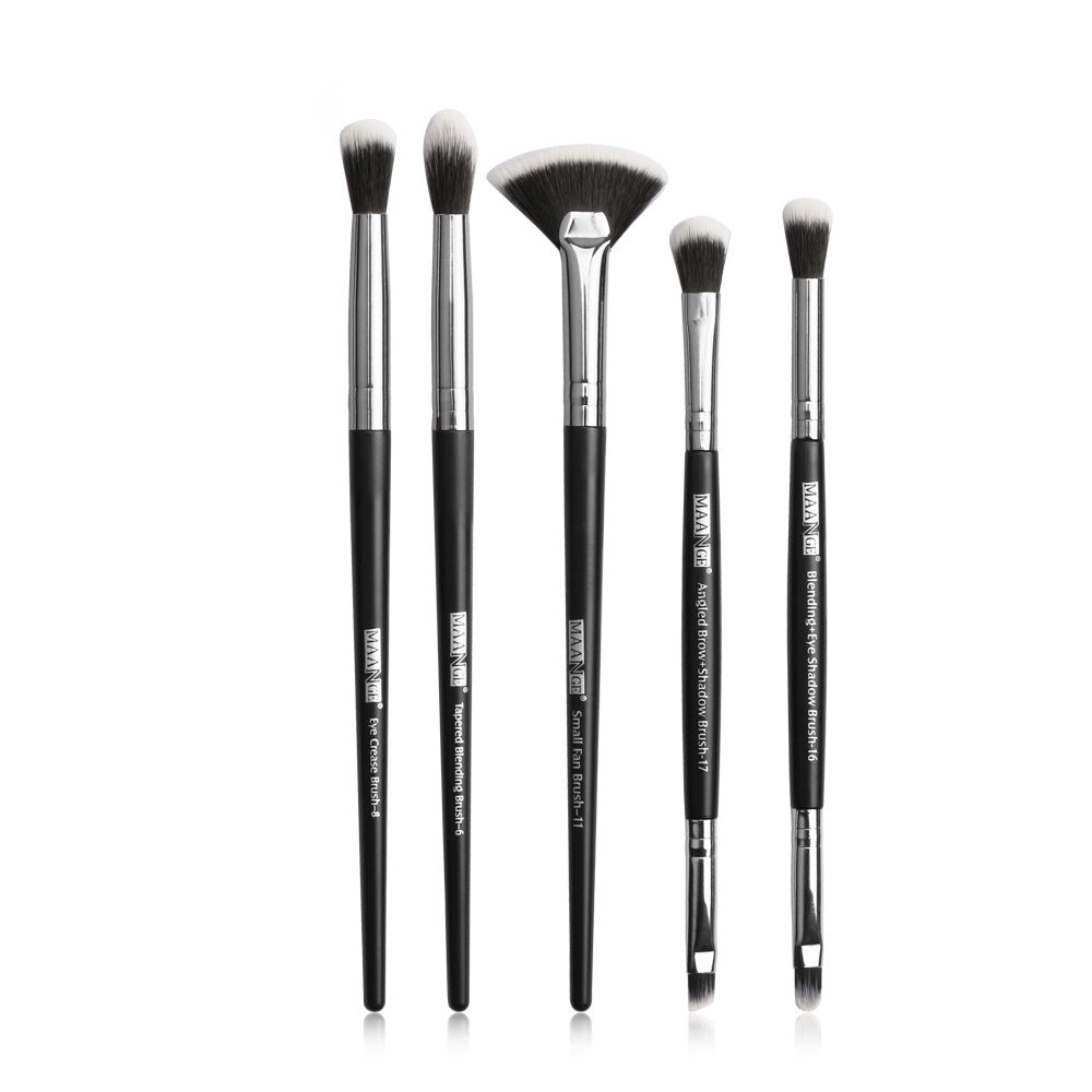 5Pcs Double-ended Eyeshadow Brush Set