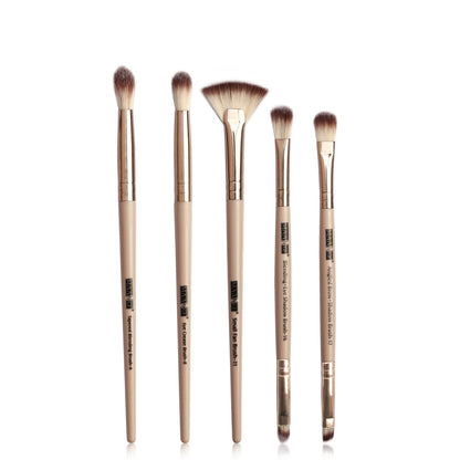 5Pcs Double-ended Eyeshadow Brush Set